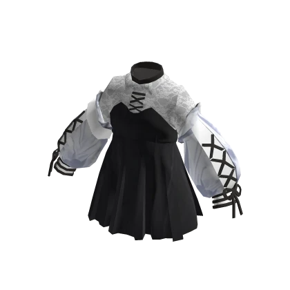 adidas Dress with Bows Black and White