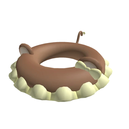  cute ruffle monkey floatie