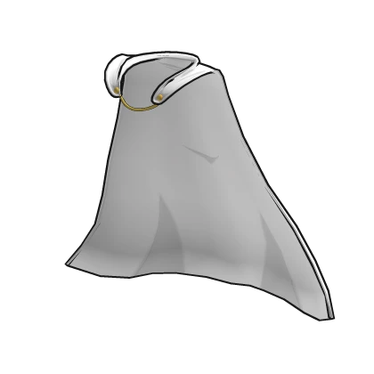 White Hero Cape Nana with Black Outline