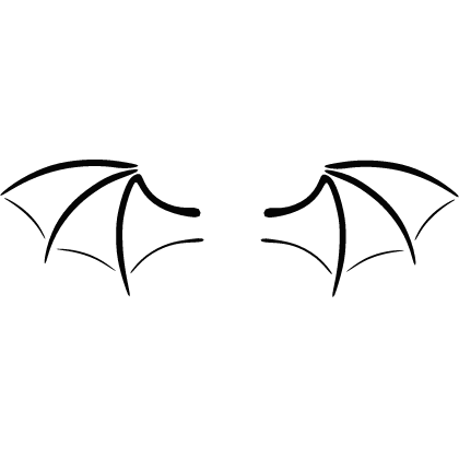 Black Bat Wings