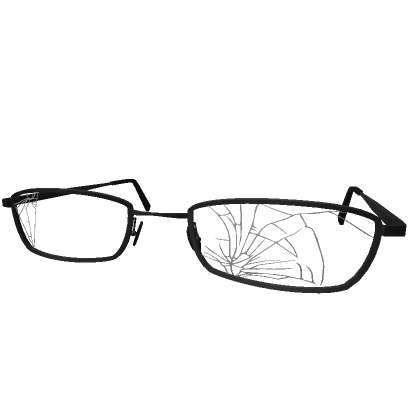 Black Cracked Siren Glasses