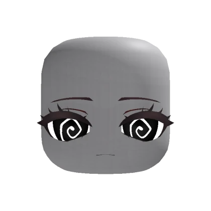 Animated Chibi Doll Sleepy Face - Spiral