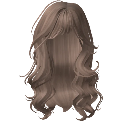 ♡ anime messy wavy swirls milktea brown