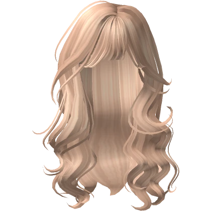 ♡ anime messy wavy swirls blonde