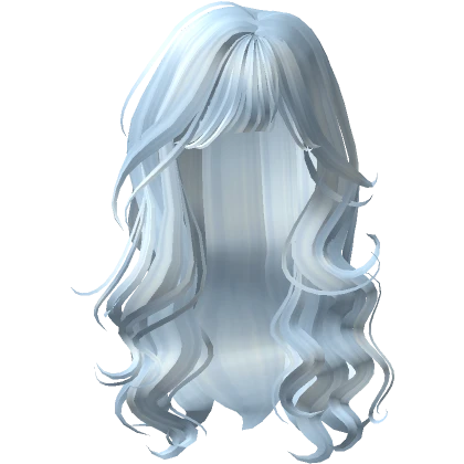 ♡ anime messy wavy swirls pastel blue