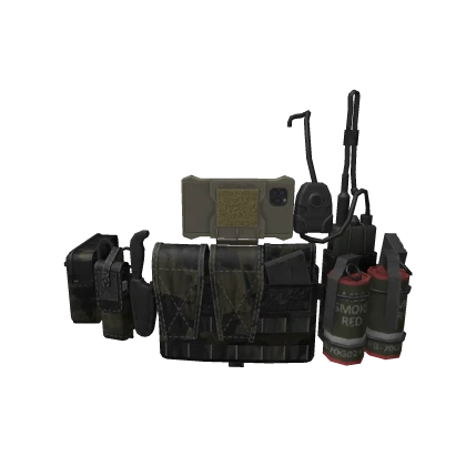 Navy Styled Tactical Pouch Setup Mcam Black