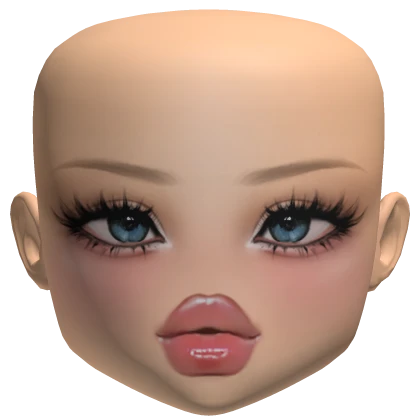 Smoky Gloss Doll Makeup (Blue Eyes)