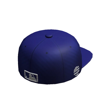 Backward Dark Blue LA Baseball Cap