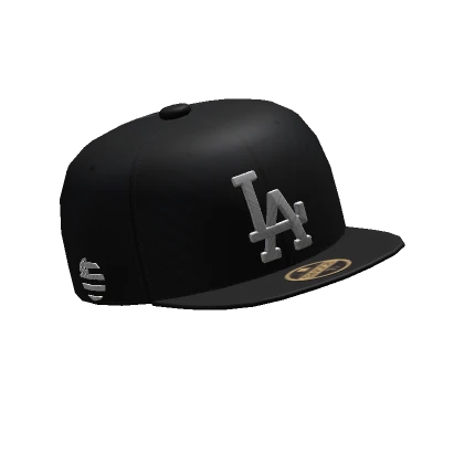 Black LA Baseball Cap