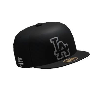 Black LA Baseball Cap