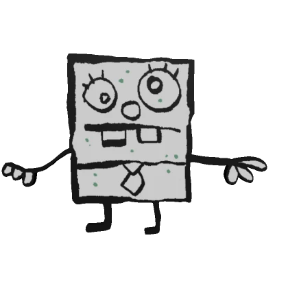 DoodleBob Shoulder Plushie