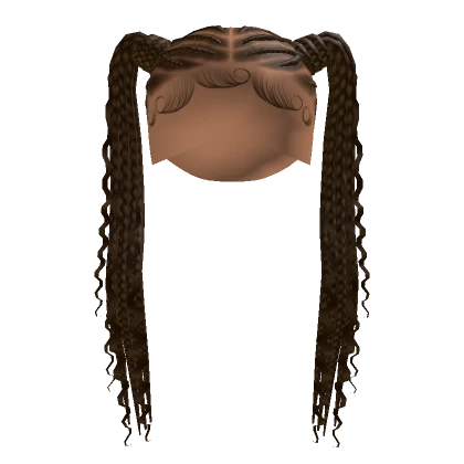 Cornrow Pigtails [Brown]