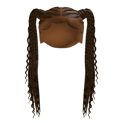 Cornrow Pigtails [Brown]