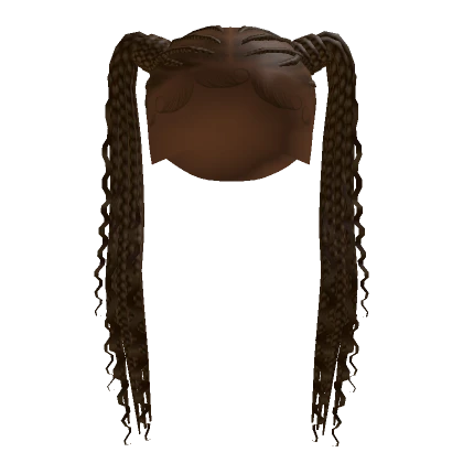 Cornrow Pigtails [Brown]