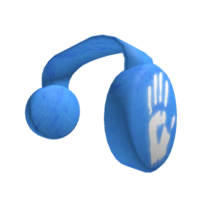 Blue Hellprint Headphones