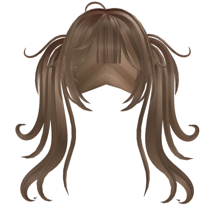 Gyaru hime messy pigtails dusty honey blonde