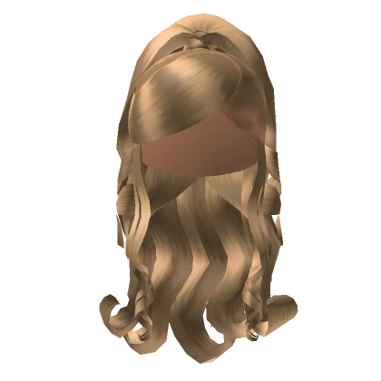 Curly Side Swoop In Blonde