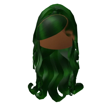 Curly Side Swoop In Green