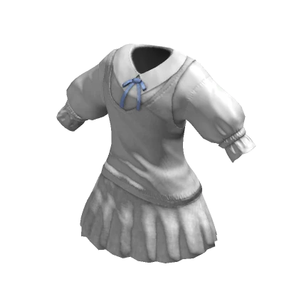 White Pastel School Uniform