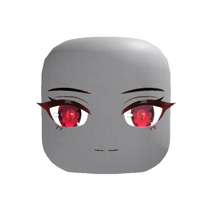 Anime Vampire Face - Red