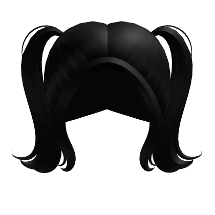 Cute Short Black pigtails 