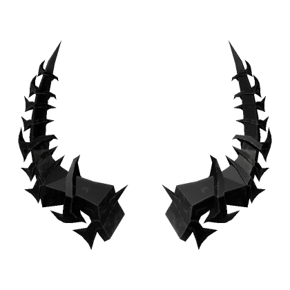 Barbed Black Horns