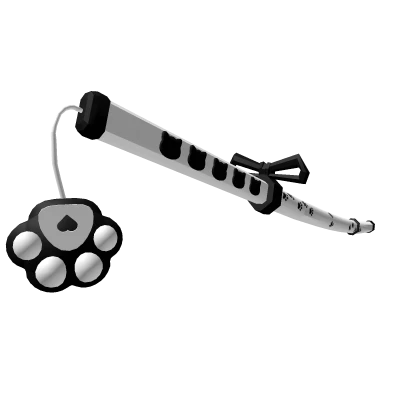 CUTE ANIME KATANA BLACK AND WHITE