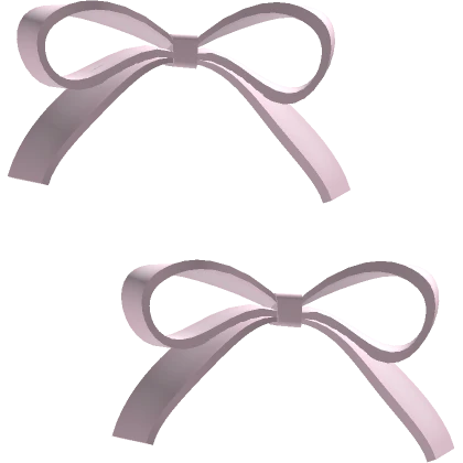 ♡ little pink ribbon hairbows