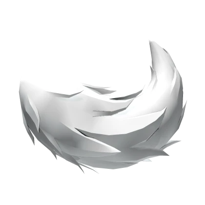 Super Fluffy White Fox Tail