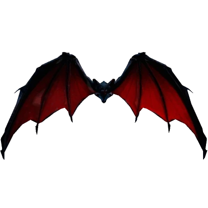 Dark Red Dragon Wings