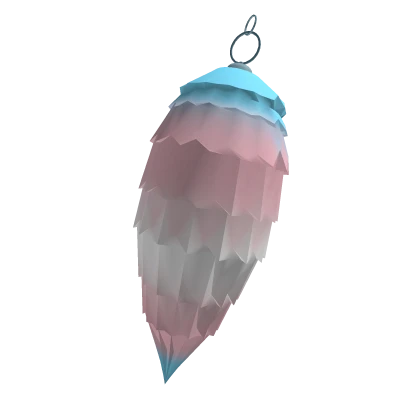 Trans  Tail Keychain