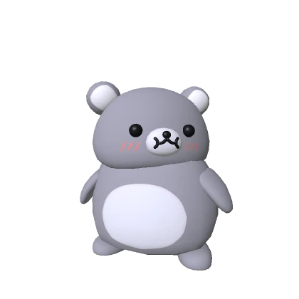 Fat Kawaii Teddy Bear (Recolorable)