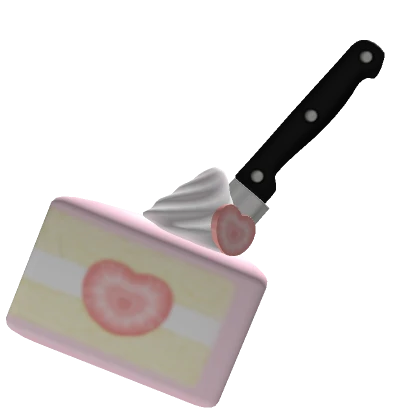 ♡ Strawberry Cake Hat w Knife 🔪