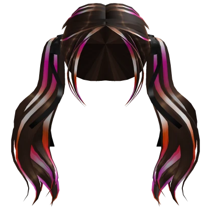 Brown Lesbian Flag Pigtails