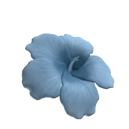 Summer Hibiscus Flower Blue