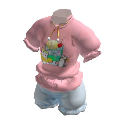 ✨ Puff cat babydoll pajamas set(Pink)