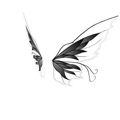 Black Butterfly Fairy Wings