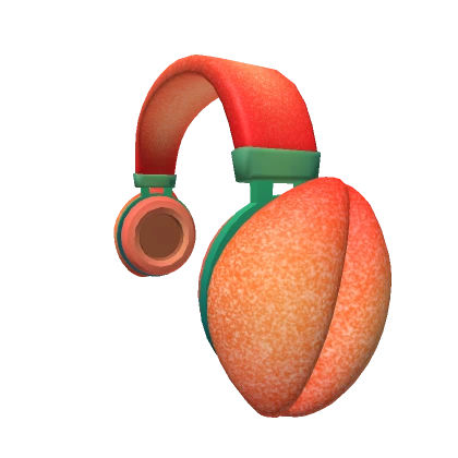 Peach Sour Patch Kids Headphones