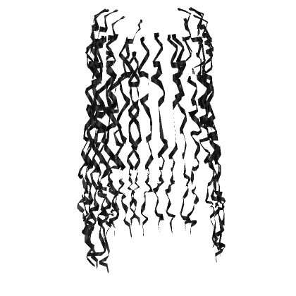 𝓖 Black Curly Strands