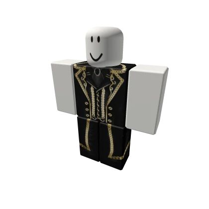 [𝓘𝓥𝓥] The Regal Prince Gothic Gold Suit Black