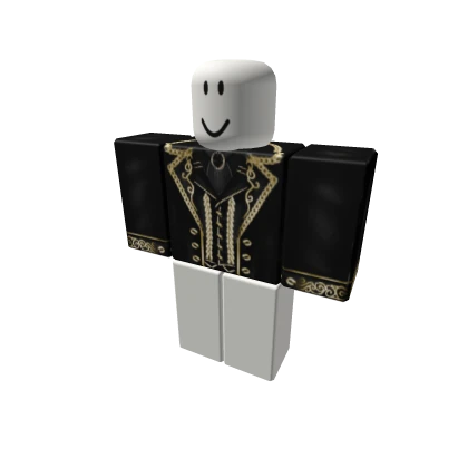 [𝓘𝓥𝓥] The Regal Prince Gothic Gold Suit Black