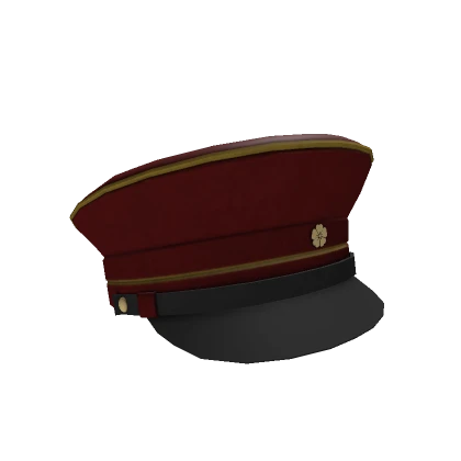 Red Officer Cap