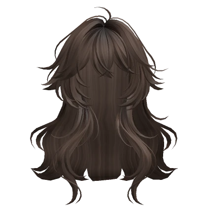 Brown Anime Loose Wavy Hair