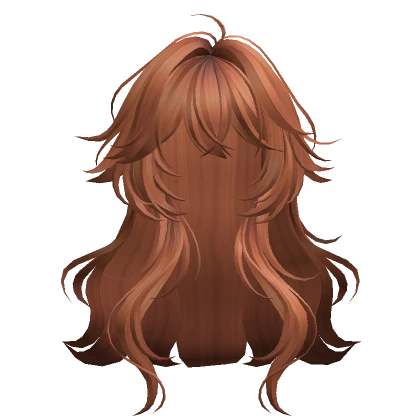 Ginger Anime Loose Wavy Hair