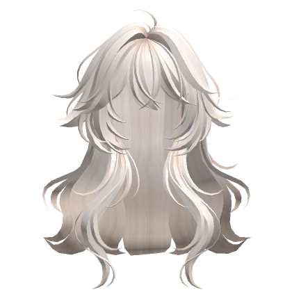 Beige Anime Loose Wavy Hair