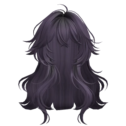 Purple Anime Loose Wavy Hair