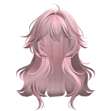 Pink Anime Loose Wavy Hair