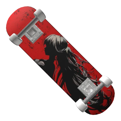 ✅ RED ANIME Skateboard