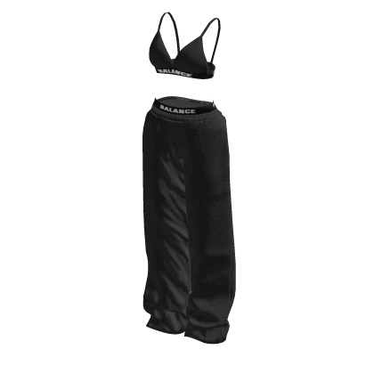 Off Brand Black Sweat Pants 