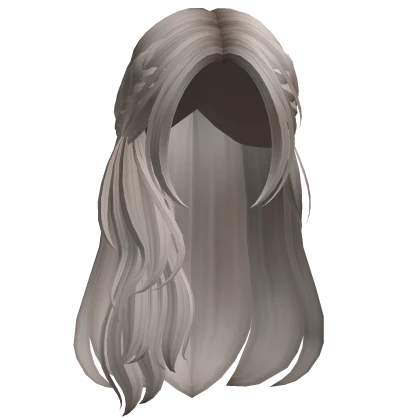 Braided Sea Side Wavy Preppy Hair (Ash Blonde)
